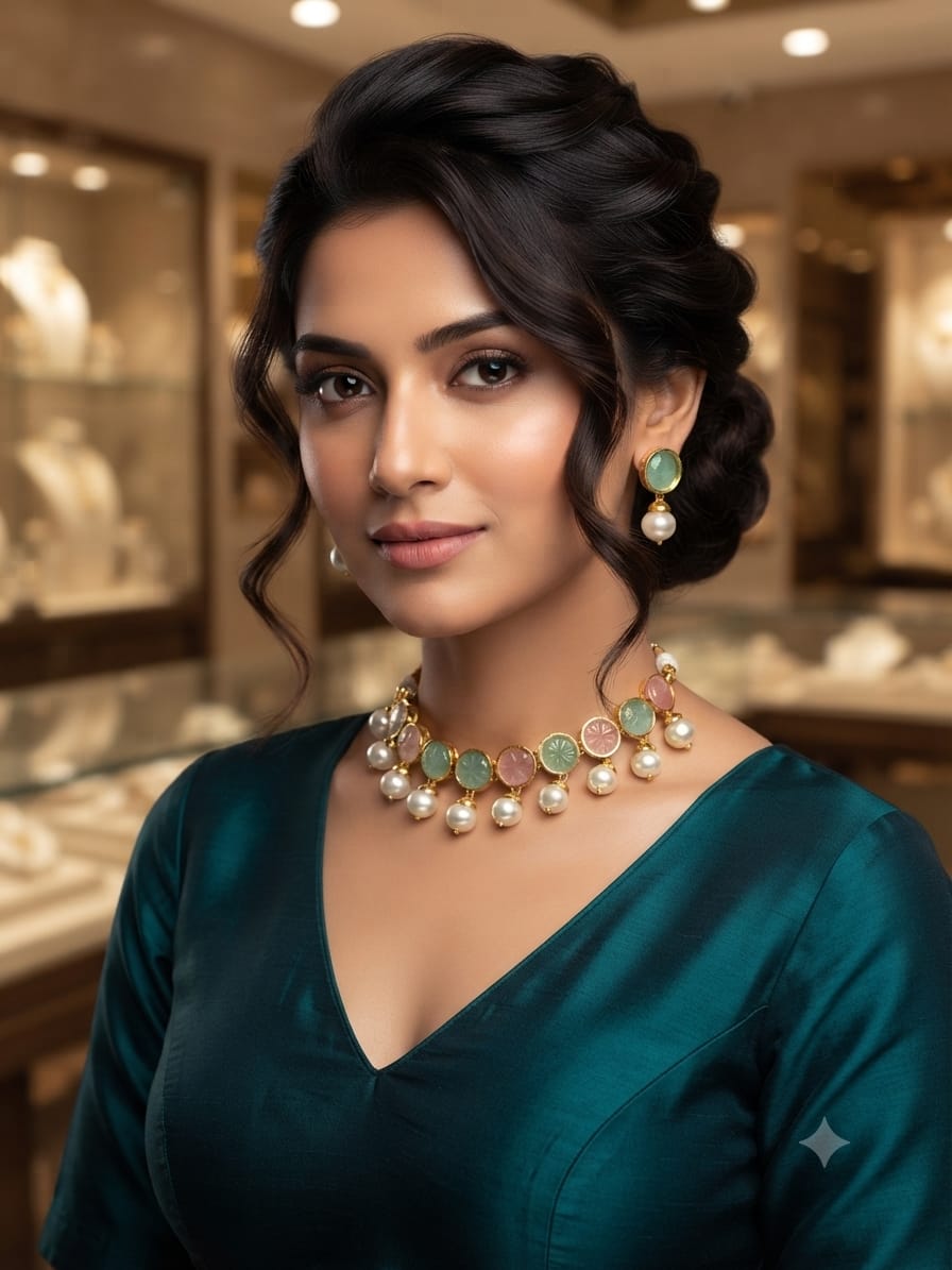 Beautiful Neckline Jewelry Sets No. 19