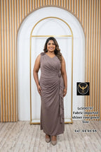 Imported Sleeveless Rose Gown Plus Size