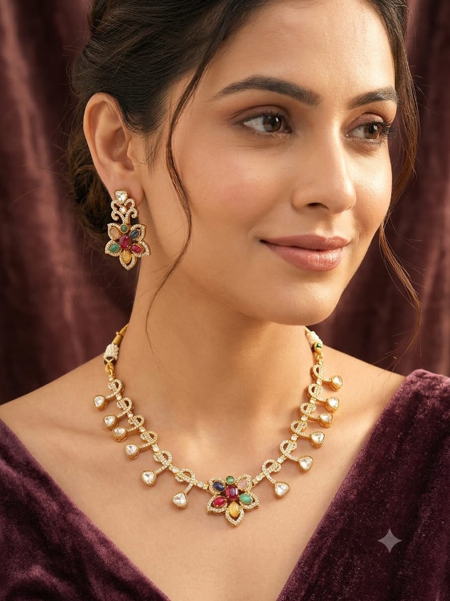 Beautiful Neckline Jewelry Sets No. 15
