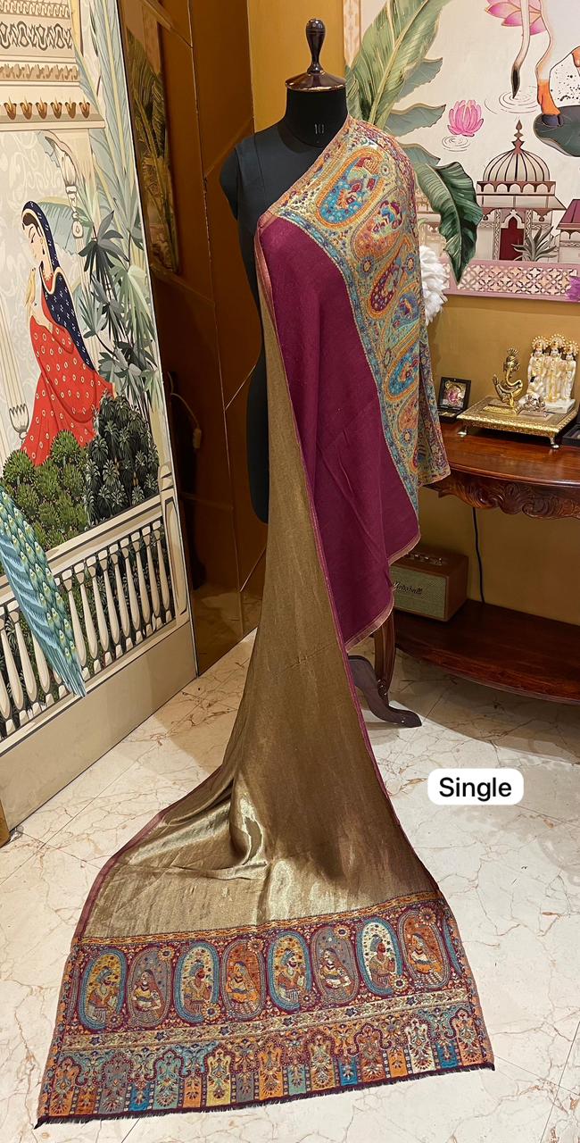 Twilight Kani Palla Reversible Pashmina Stoles