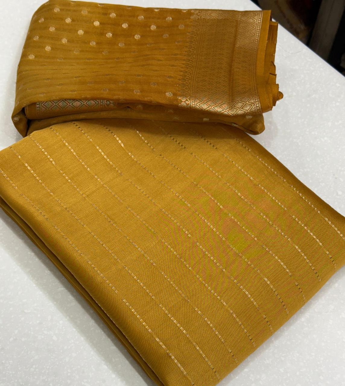 Pure Benarsi Woven Maheshwari Suit