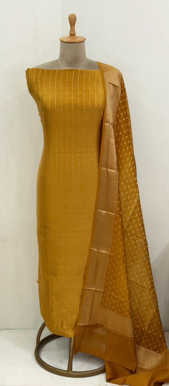 Pure Benarsi Woven Maheshwari Suit