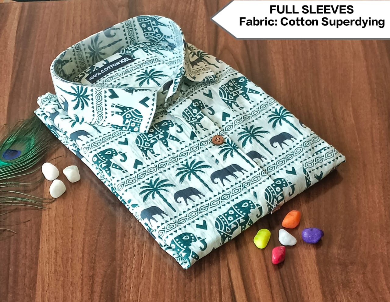 Men's Full Sleeves Cotton Shirt
