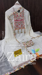 Rayon Suit with handwork embroidery