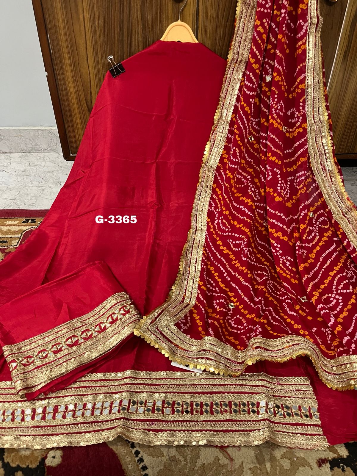 Beautiful Upada Silk Unstitched with sequins and zari embroidery