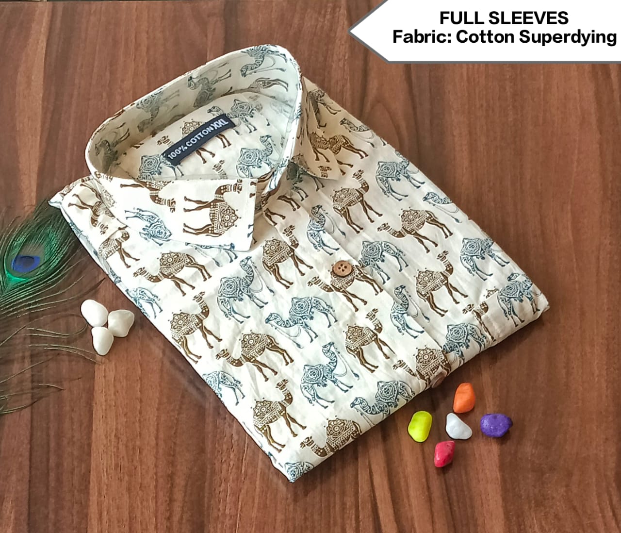 Men's Full Sleeves Cotton Shirt