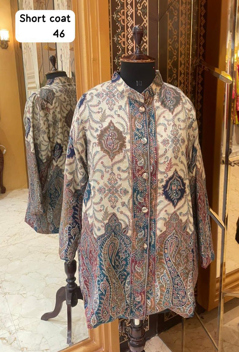 Designer Kashmiri Stitched Jackets/Coats