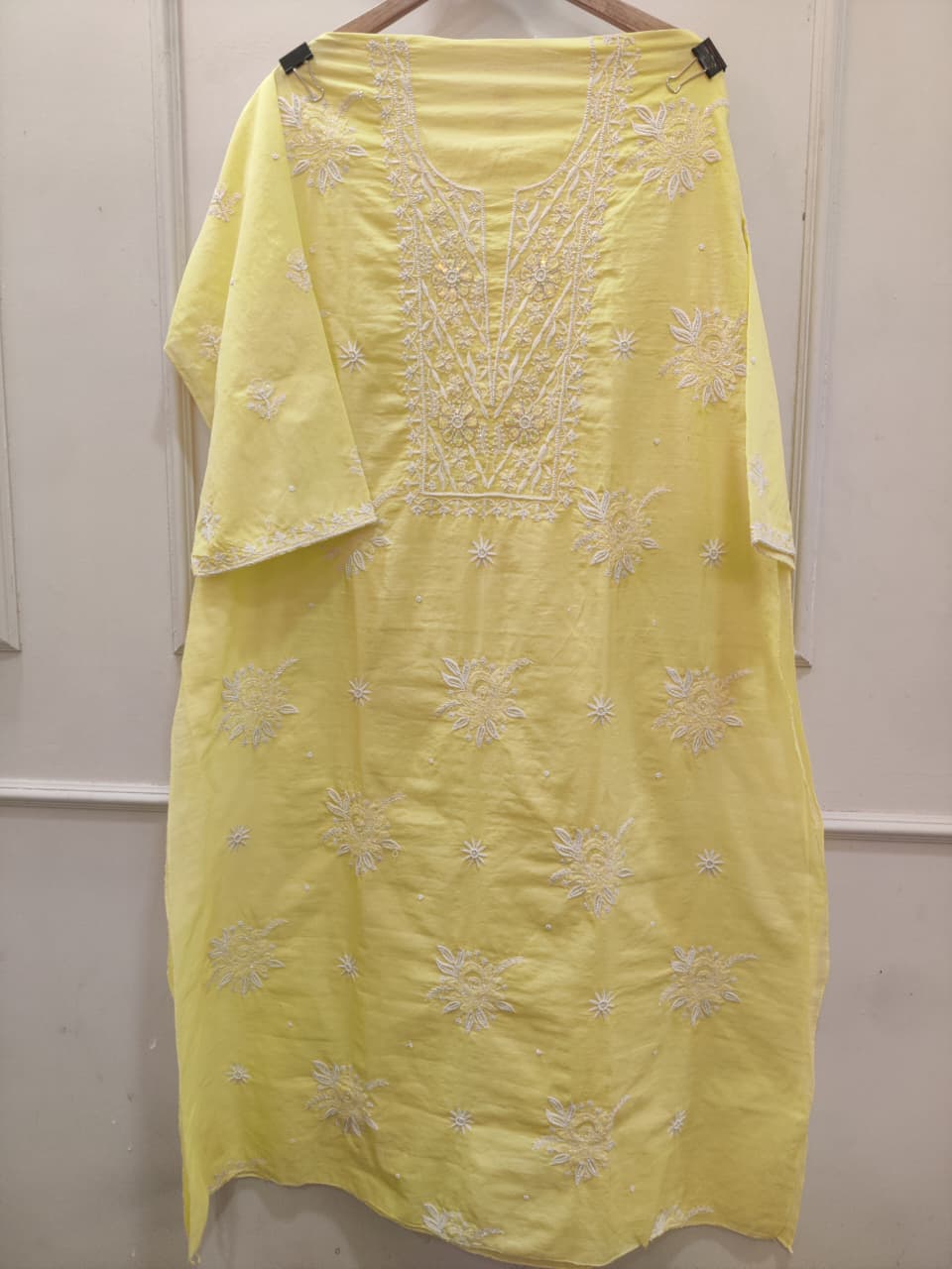 Beautiful Chanderi Semi-Stitched Kurta with Dupatta🌹