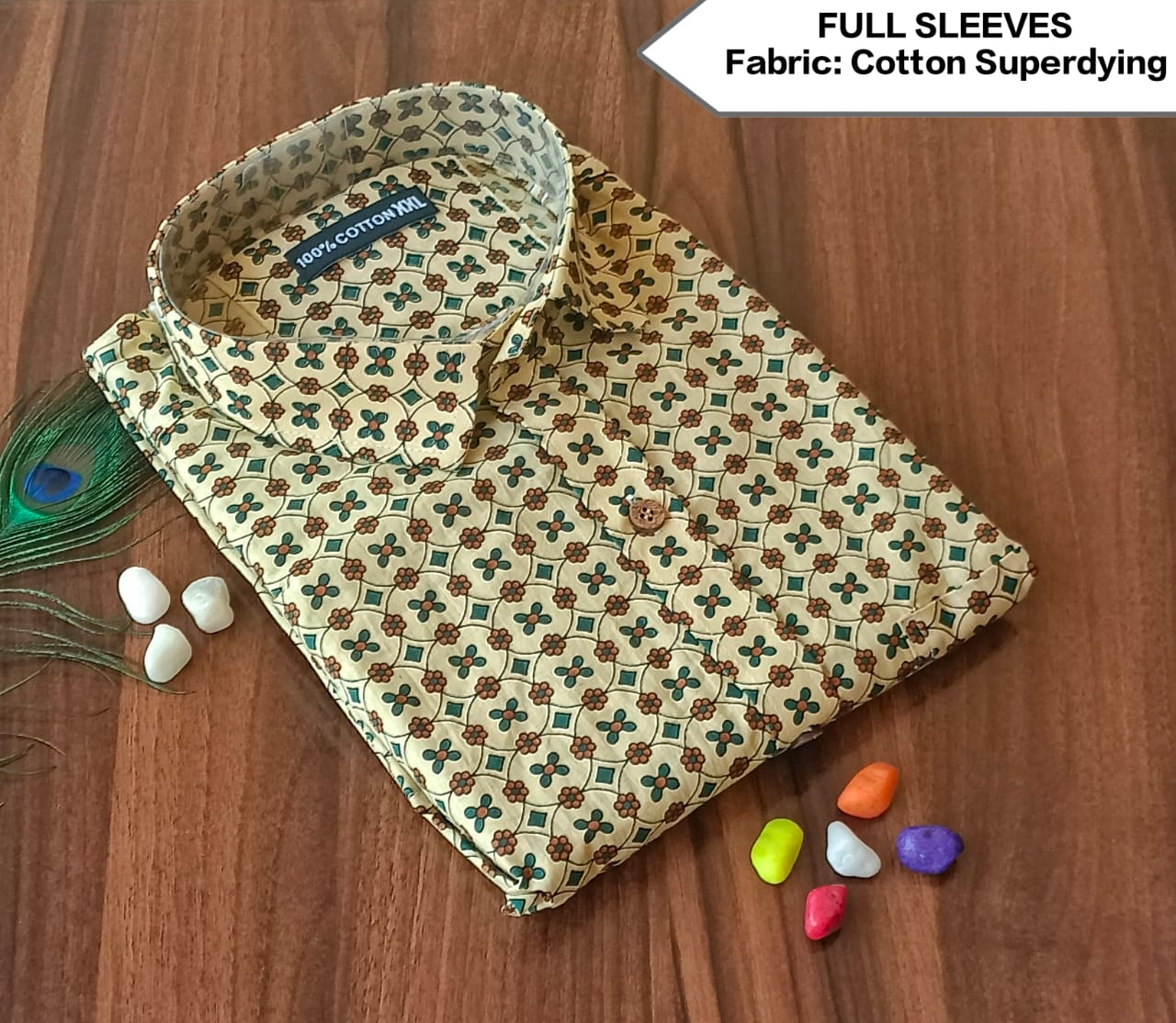 Men's Full Sleeves Cotton Shirt