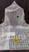 Load image into Gallery viewer, Organza semi-stitched with beautiful sequins n handwork embroidery