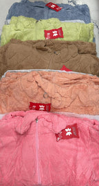 Zipper Puppy Warm Night Suits