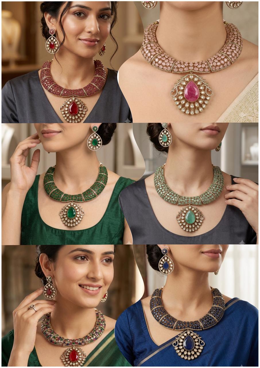 Beautiful Neckline Jewelry Sets No. 21