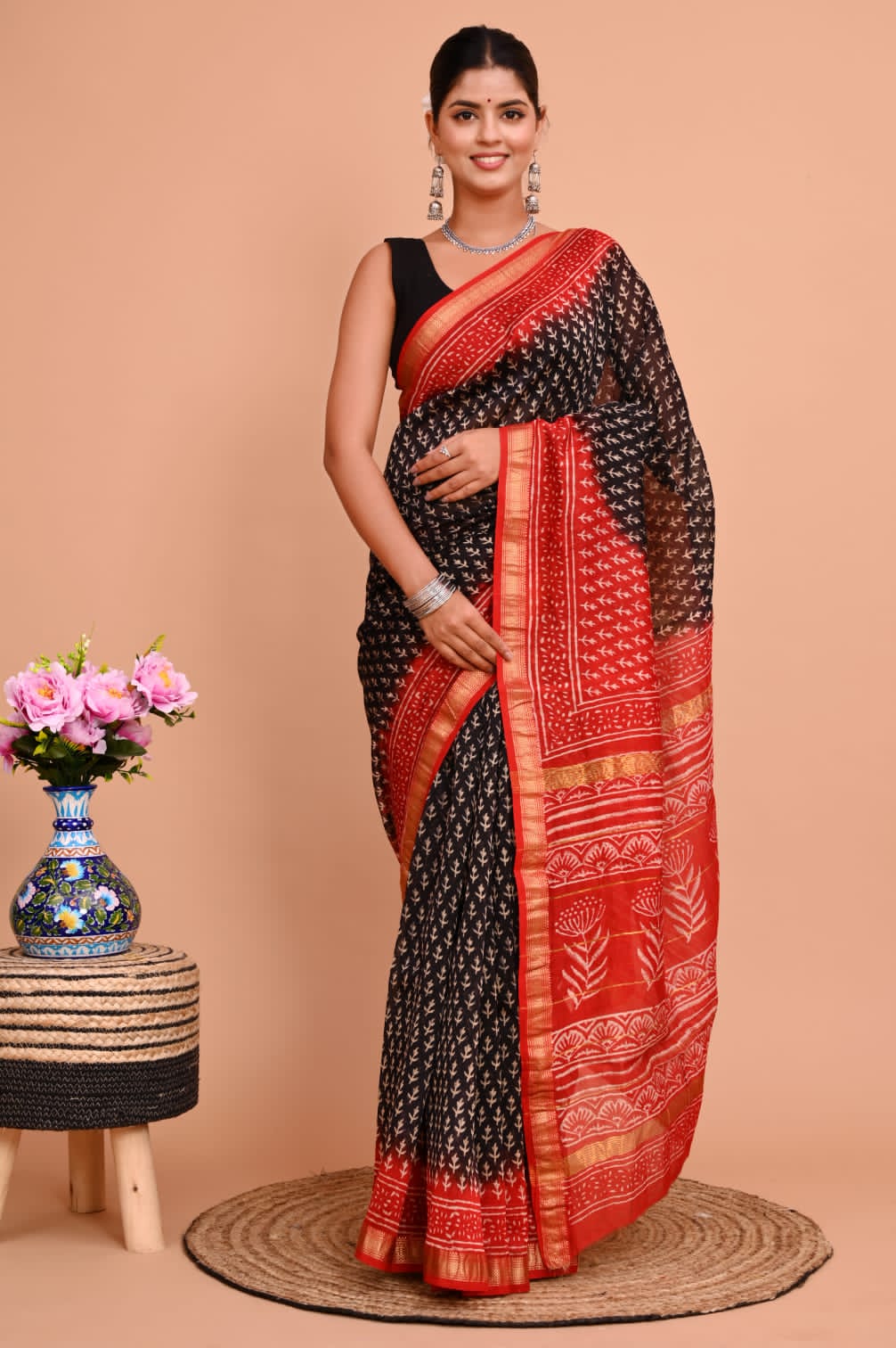 Beautiful Maheshwari Silk Sarees