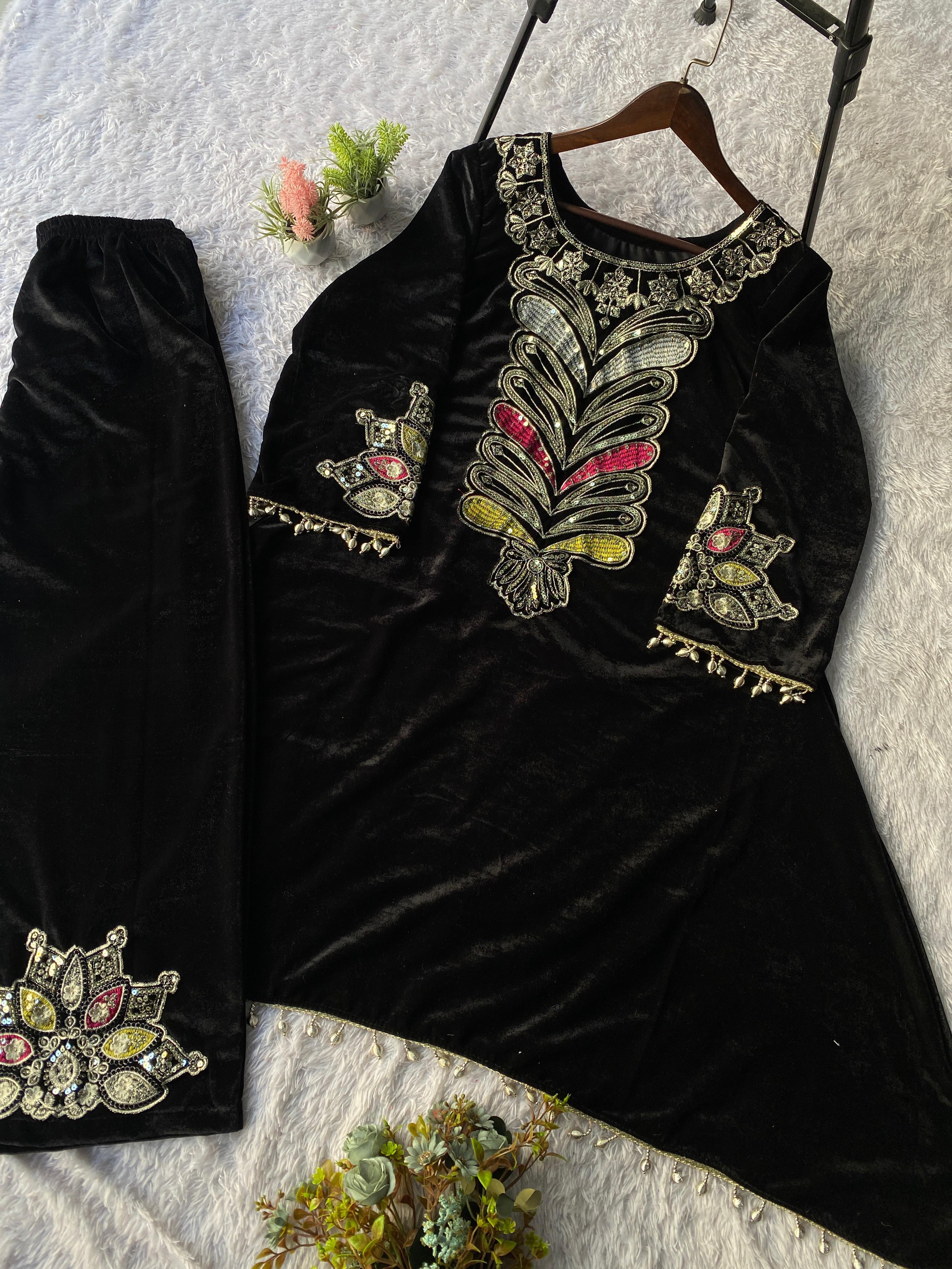 Exclusive Velvet Co-ord Set