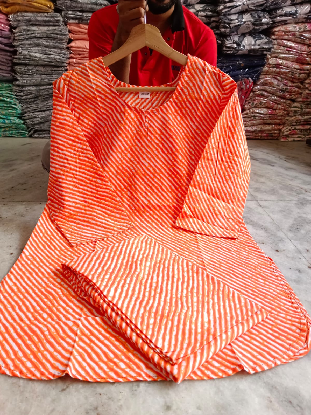 Lehriya Cotton Co-ord Set