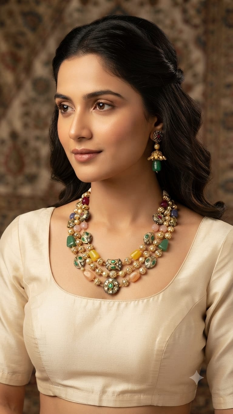 Beautiful Neckline Jewelry Sets No. 5