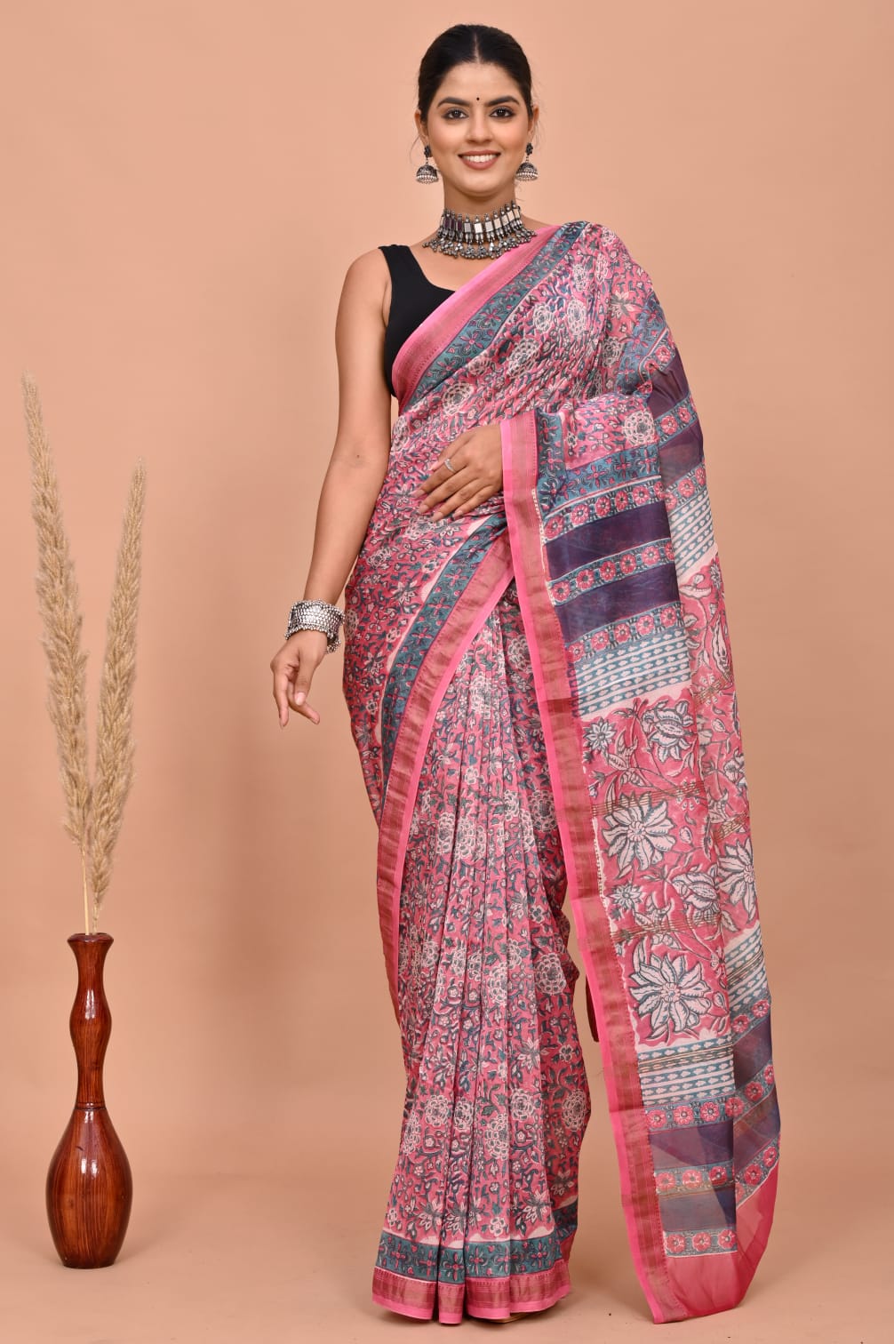 Beautiful Maheshwari Silk Sarees