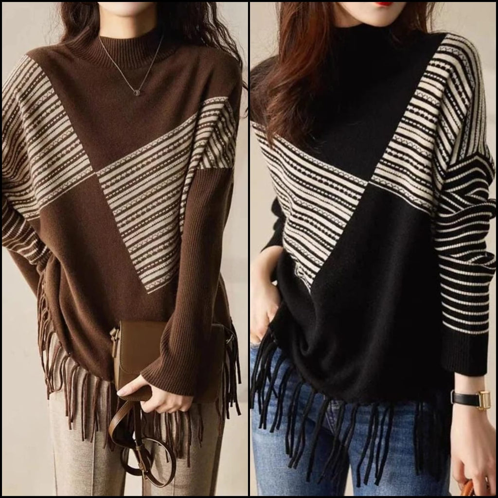 Merlin Luxury Tassel Sweater