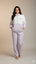 Zipper Puppy Warm Night Suits