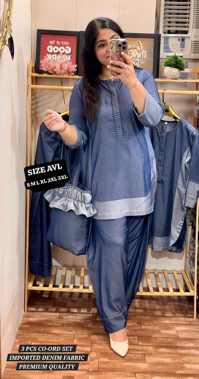 Denim Couture - Denim Cotton Set
