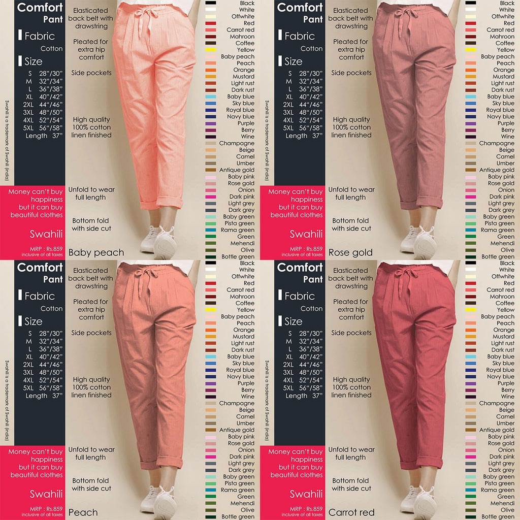 Comfort Cotton Pants