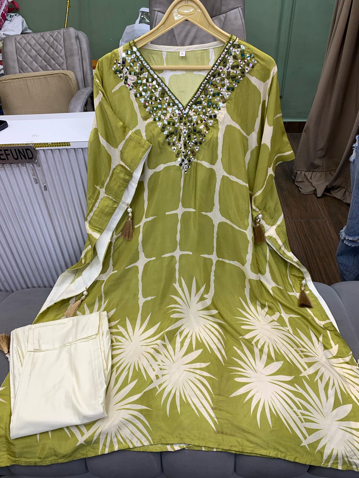 Partywear Kaftan Co-ord Set