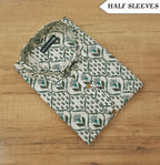 Men's Half Sleeves Cotton Shirt