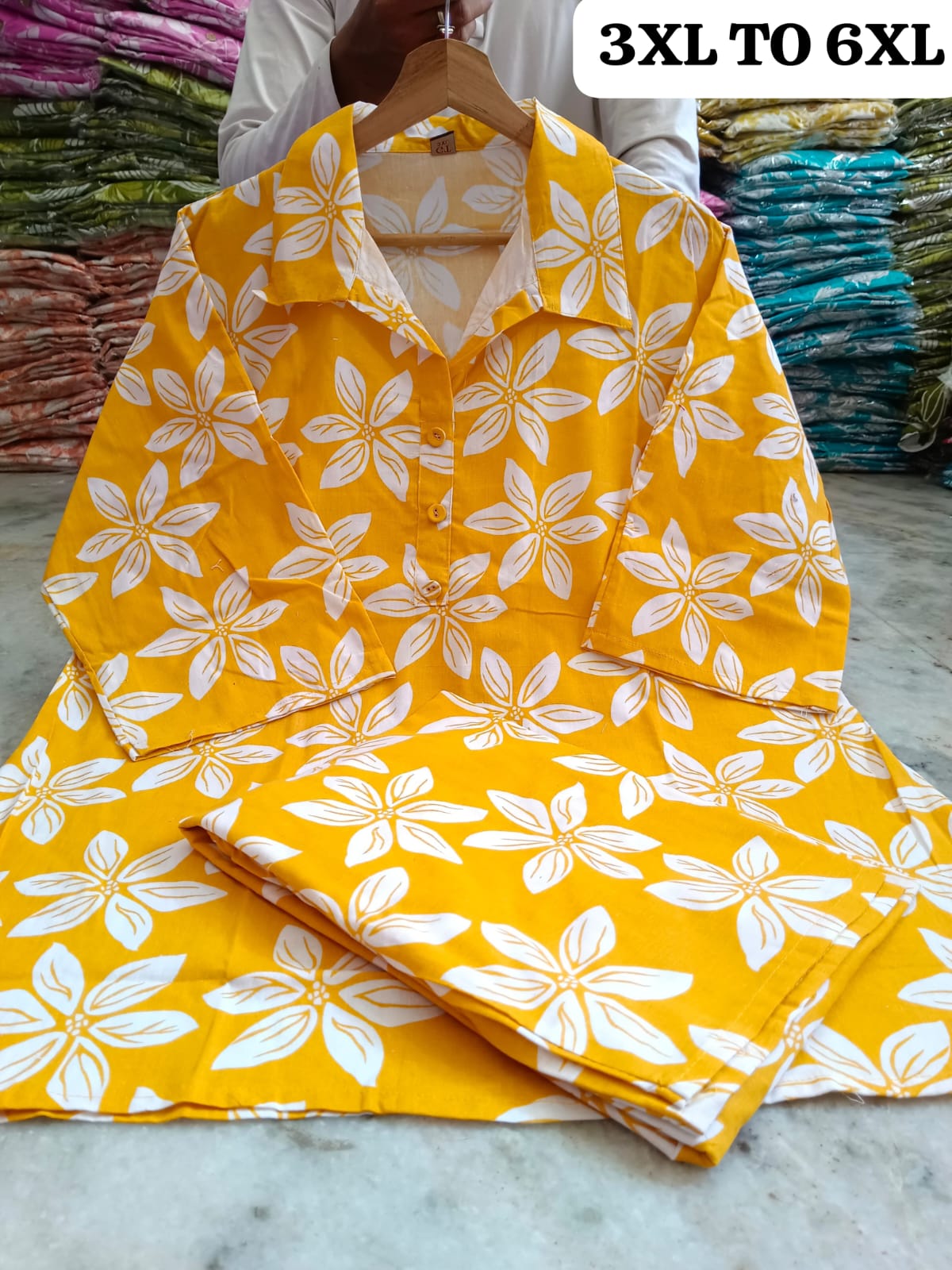 Bright Cotton Co-ord Set