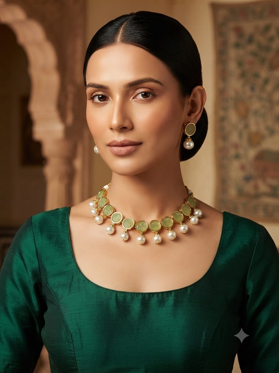Beautiful Neckline Jewelry Sets No. 19