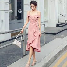 Load image into Gallery viewer, Elegant Summer Party Wear Ruffled Dress