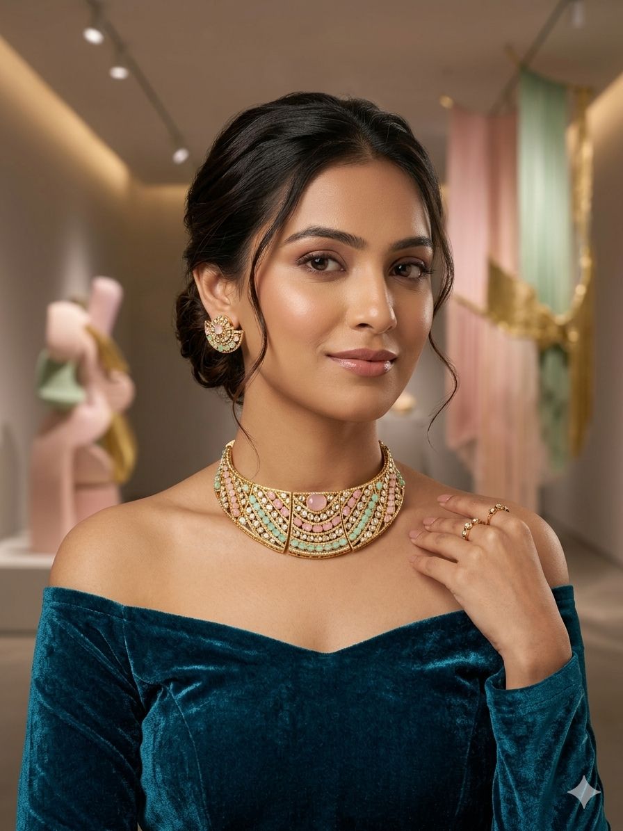 Beautiful Neckline Jewelry Sets No. 3