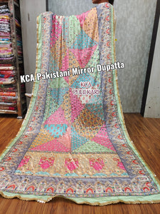 Pakistani Mirror Work Chinnon Dupattas