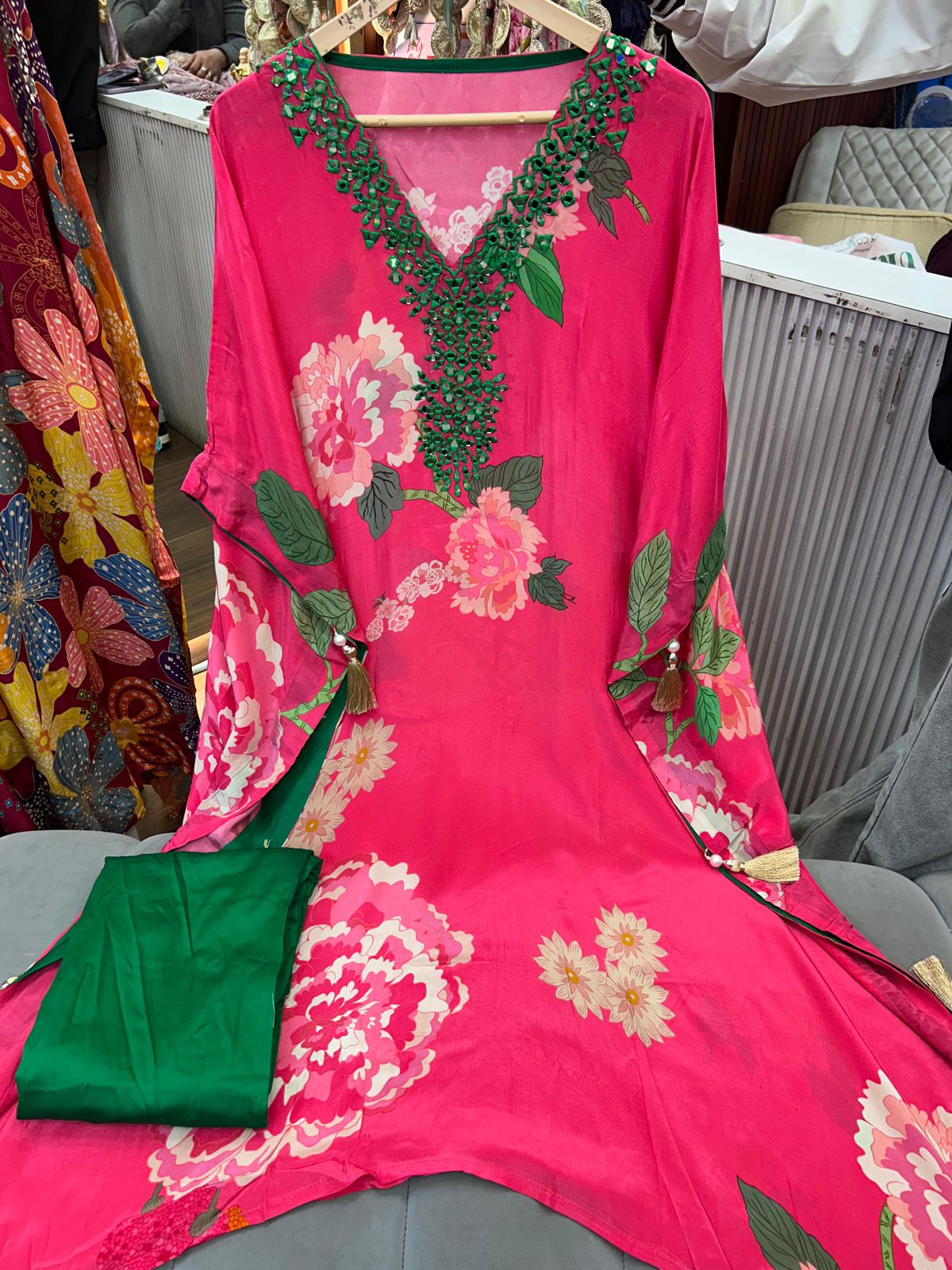 Partywear Kaftan Co-ord Set