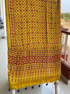 Ajrakh Handblock Modal Silk Dupattas