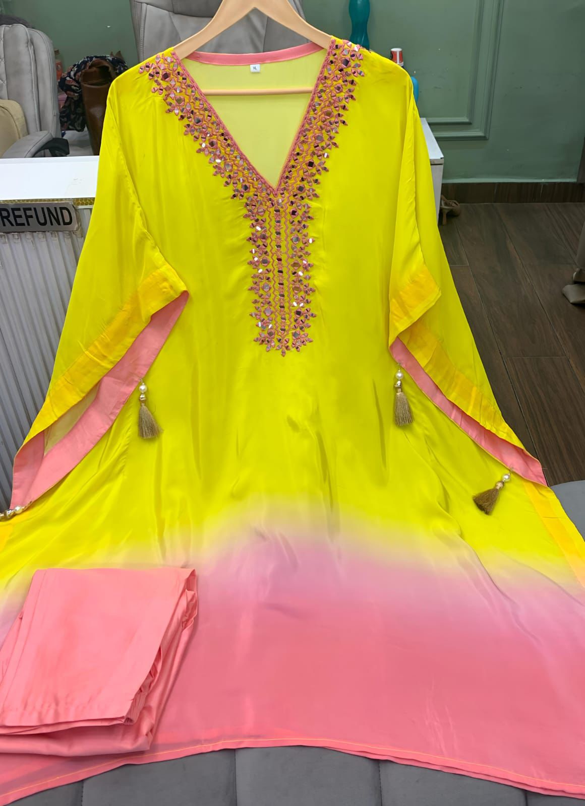 Partywear Kaftan Co-ord Set