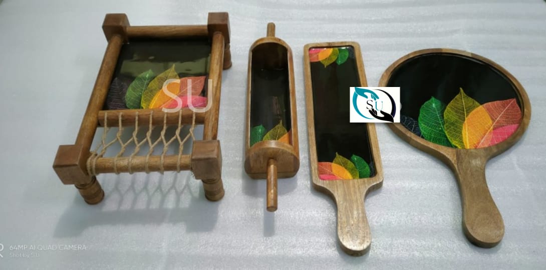 Set of Wooden Platters