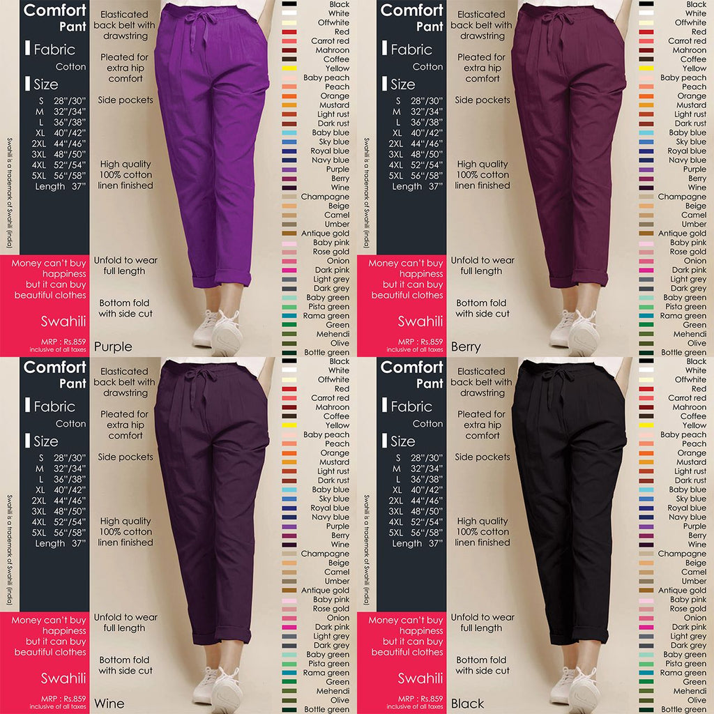 Comfort Cotton Pants