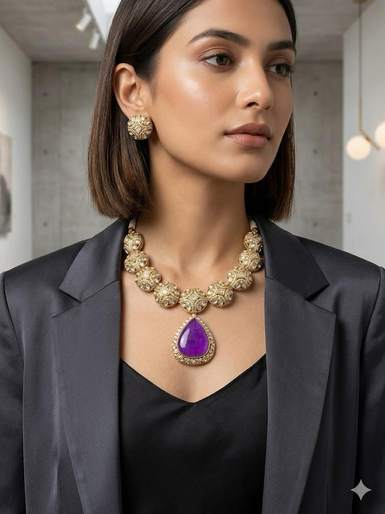 Beautiful Neckline Jewelry Sets No. 22