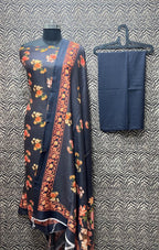 Mercirised Silk Maheshwari Printed Suit