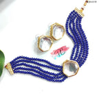 Crystal Moti Kundan Choker Sets