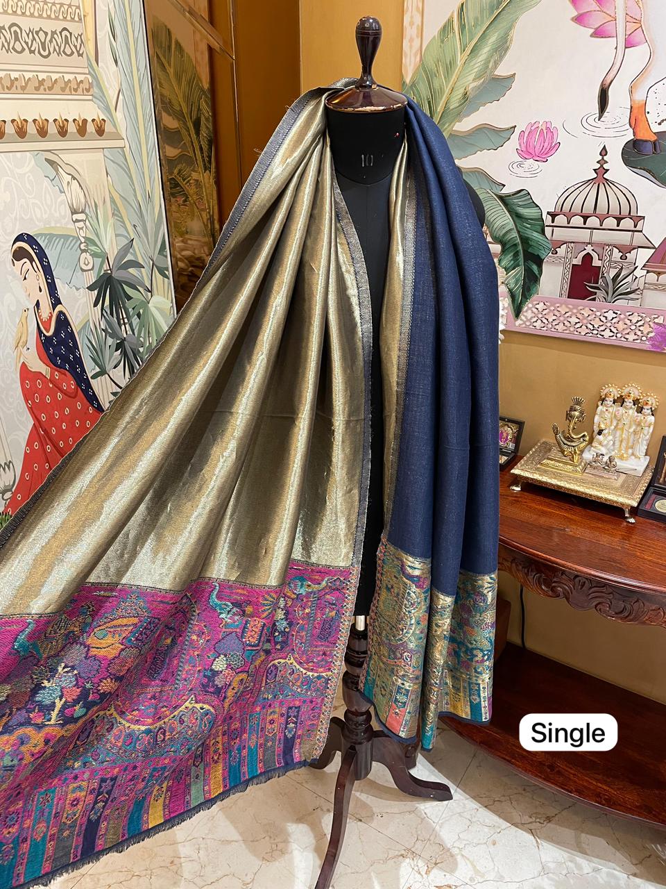 Twilight Kani Palla Reversible Pashmina Stoles