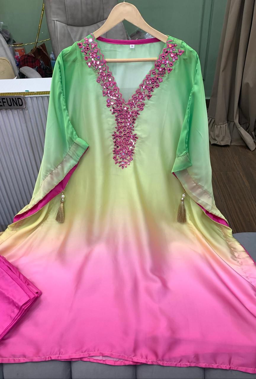 Partywear Kaftan Co-ord Set