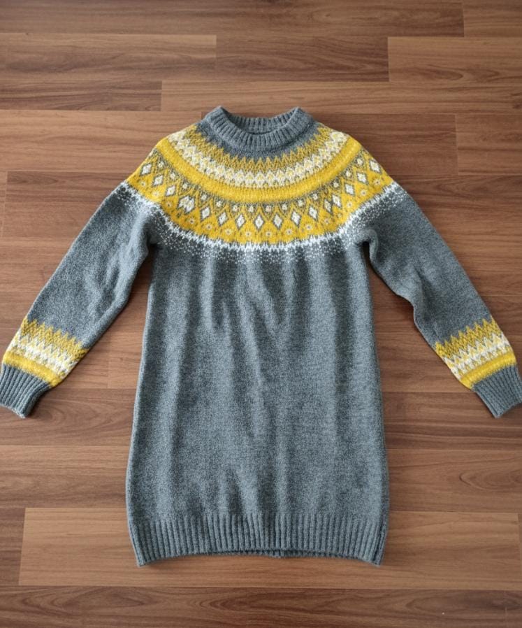 Knitted Dress in Jaquard