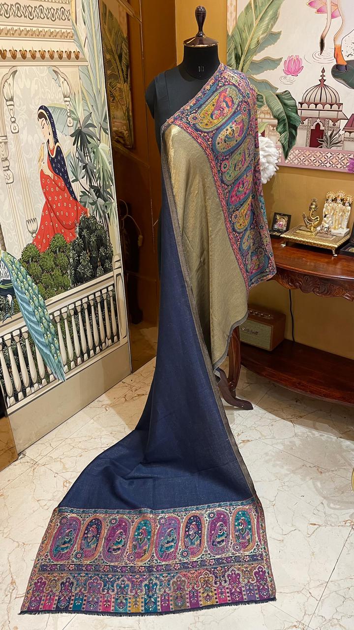 Twilight Kani Palla Reversible Pashmina Stoles