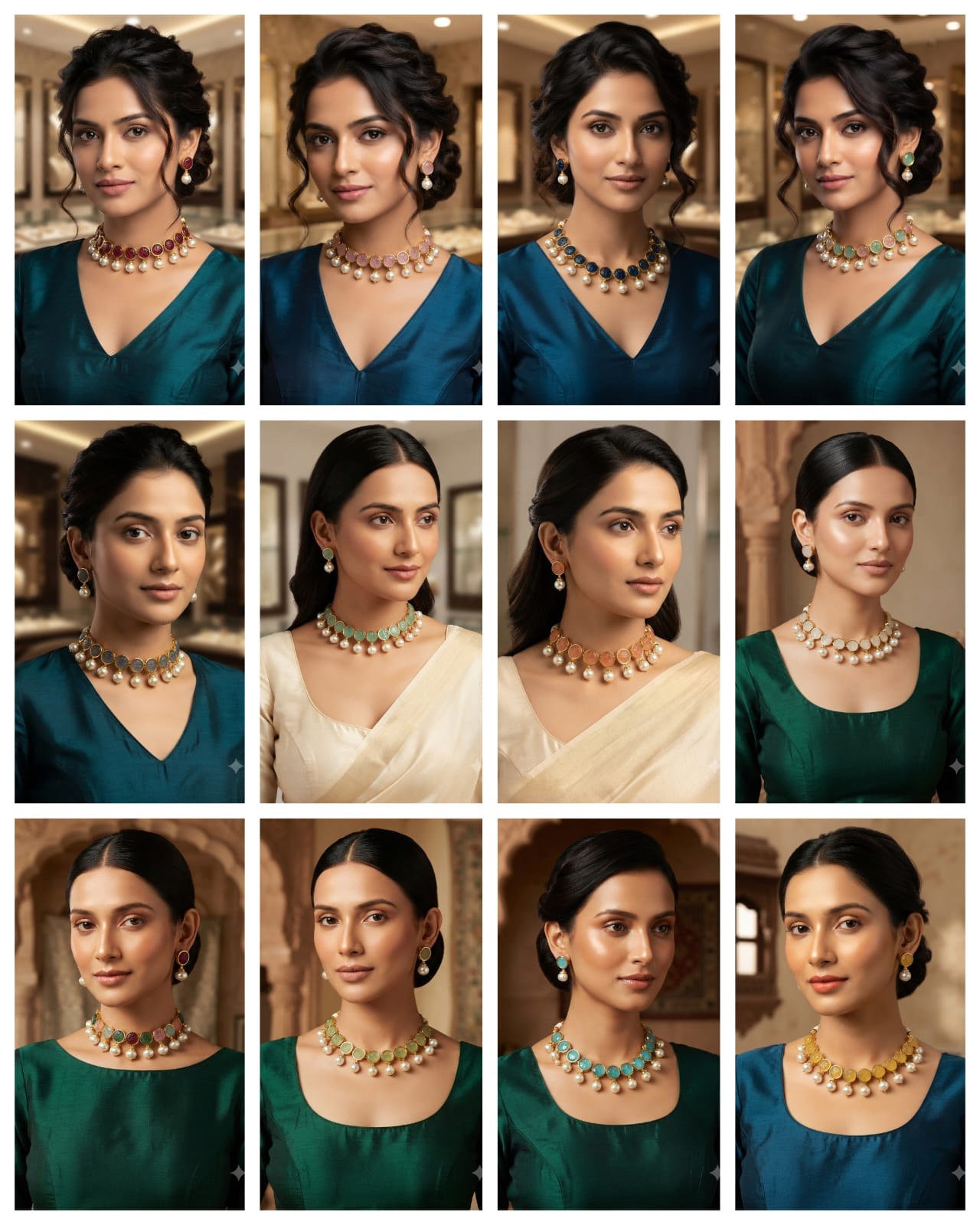 Beautiful Neckline Jewelry Sets No. 19