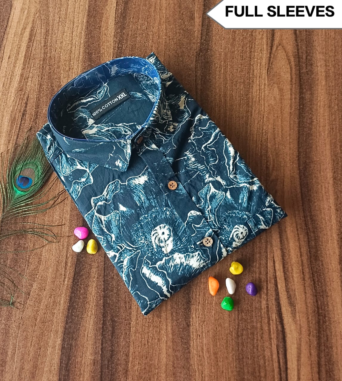 Men's Full Sleeves Cotton Shirt