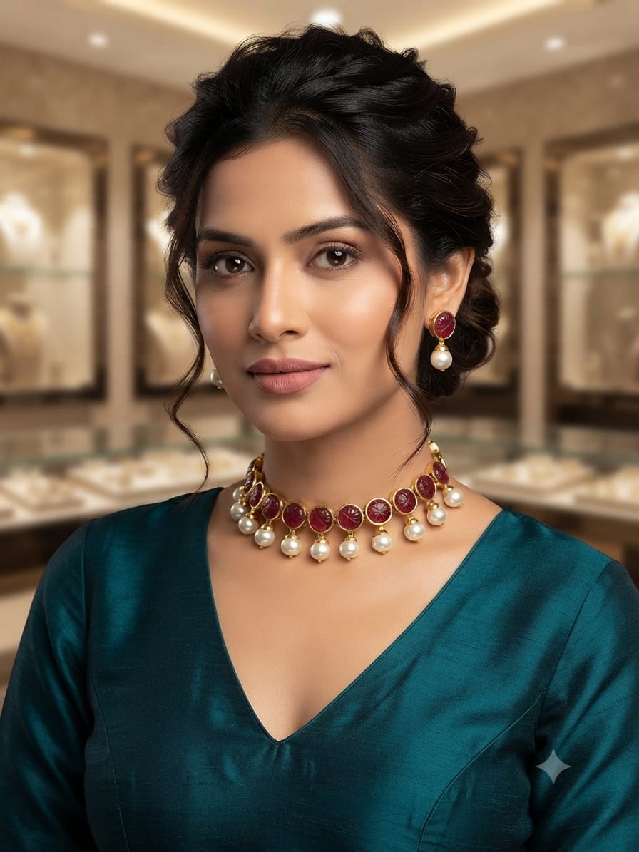 Beautiful Neckline Jewelry Sets No. 19