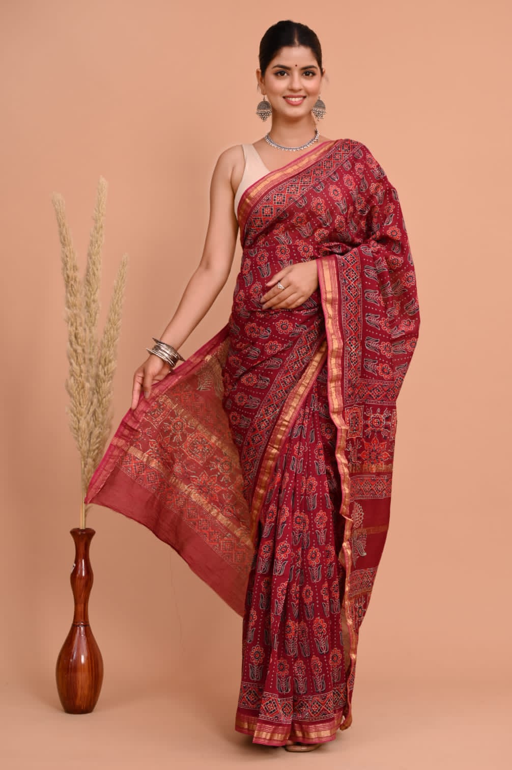 Beautiful Maheshwari Silk Sarees