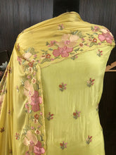 Load image into Gallery viewer, Uppada Silk Kurta with cotton silk bottom