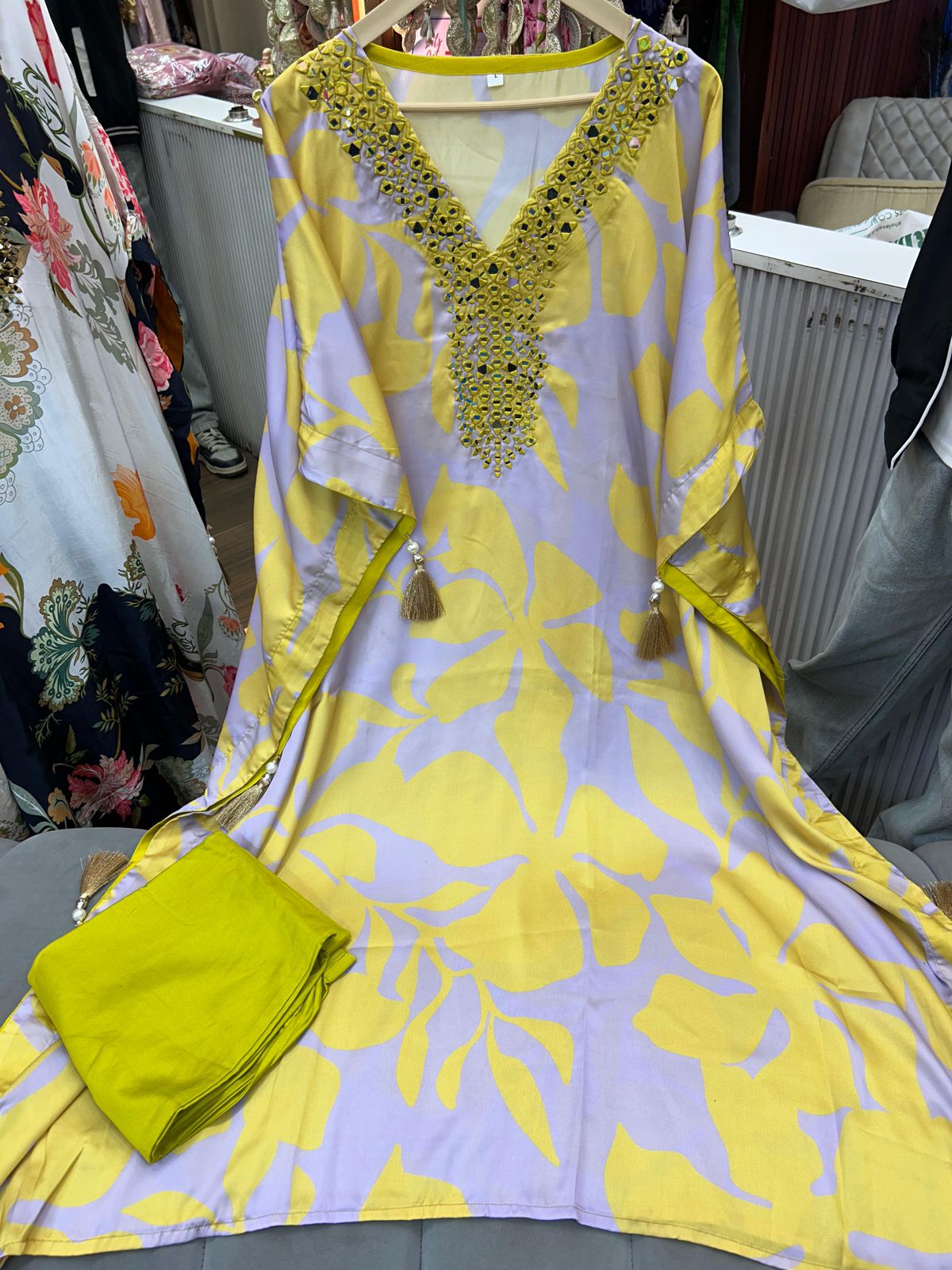 Partywear Kaftan Co-ord Set
